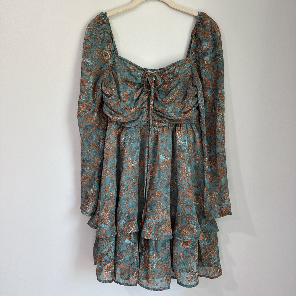 Floral Long Sleeve Dress